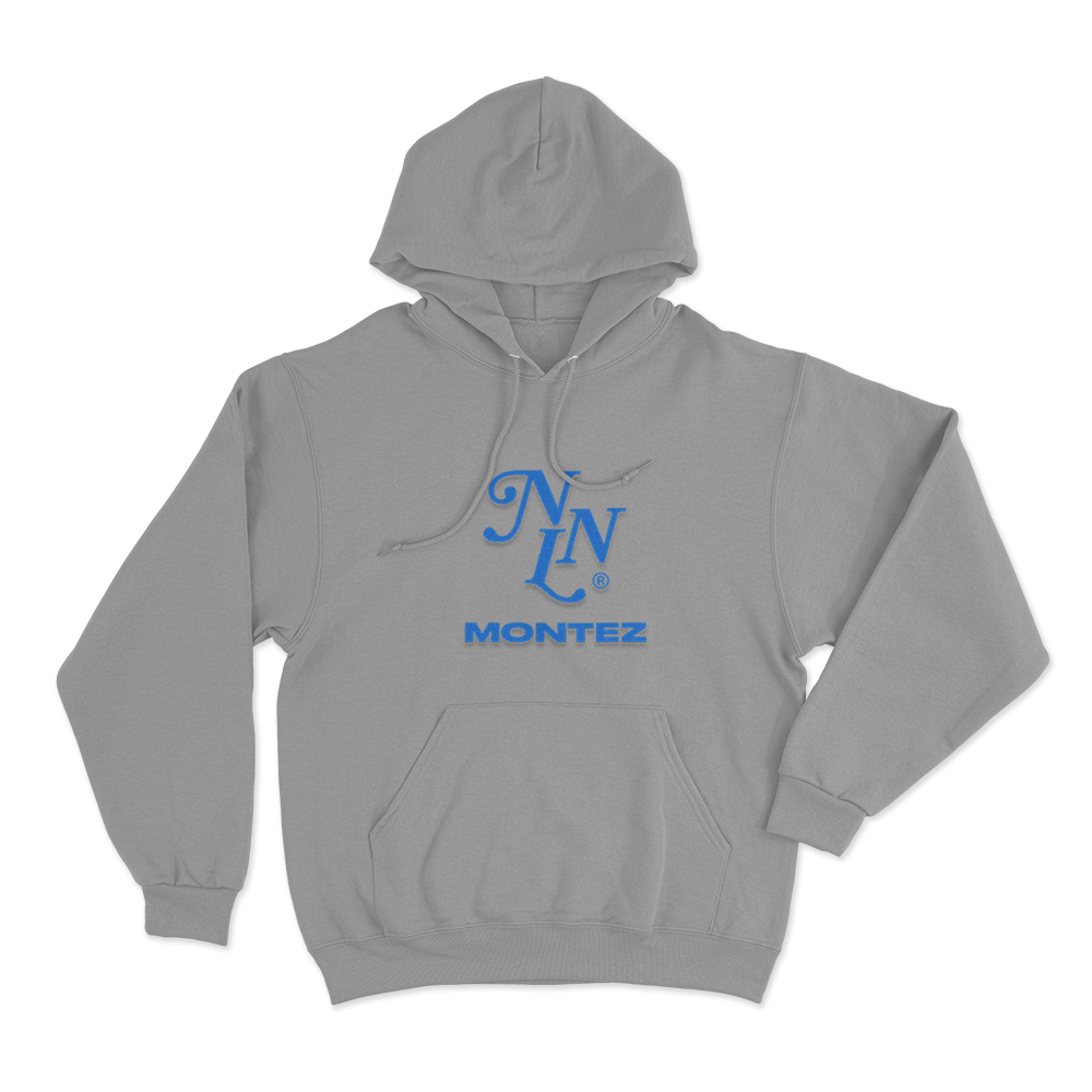 MNL Montez Logo Unisex Hoodie Grey MNL Montez Logo Unisex Hoodie Grey