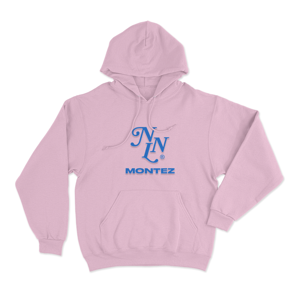 MNL Montez Logo Unisex Hoodie Pink MNL Montez Logo Unisex Hoodie Pink