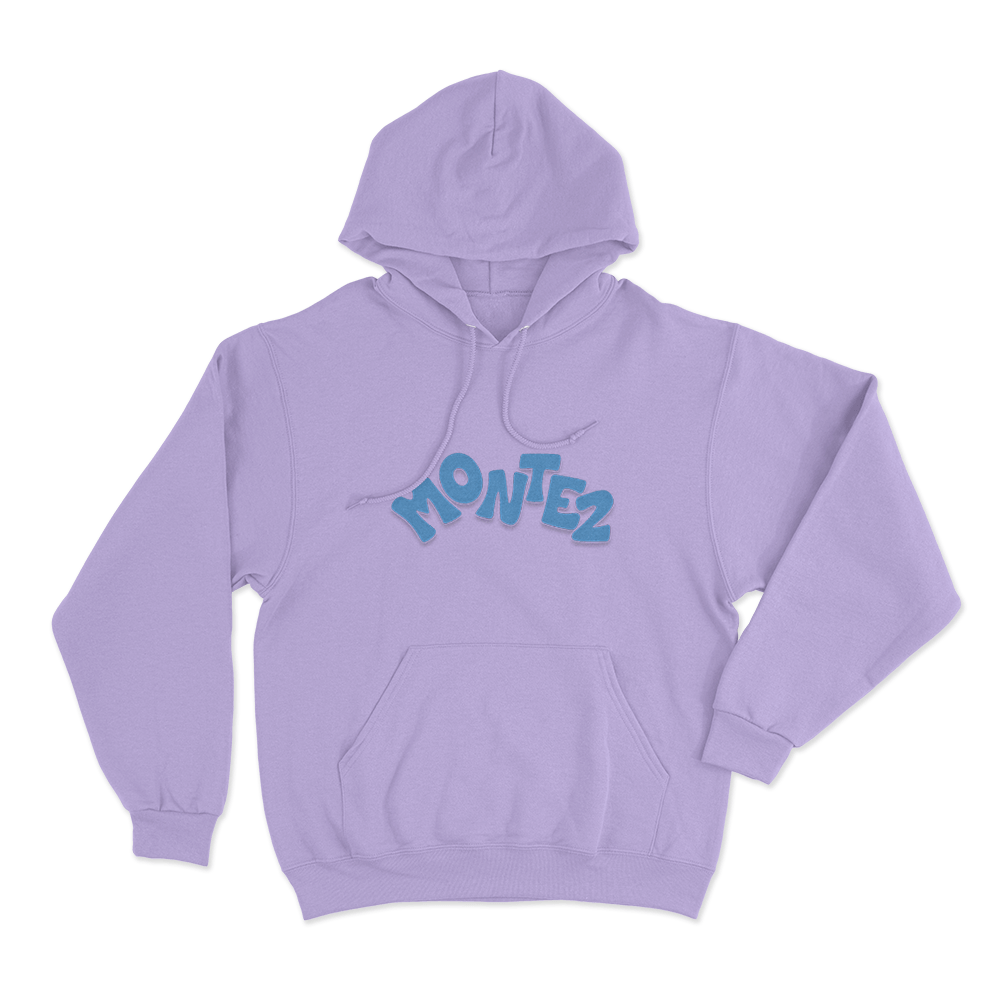 Montez Bubble Logo Unisex Hoodie Purple Montez Bubble Logo Unisex Hoodie Purple