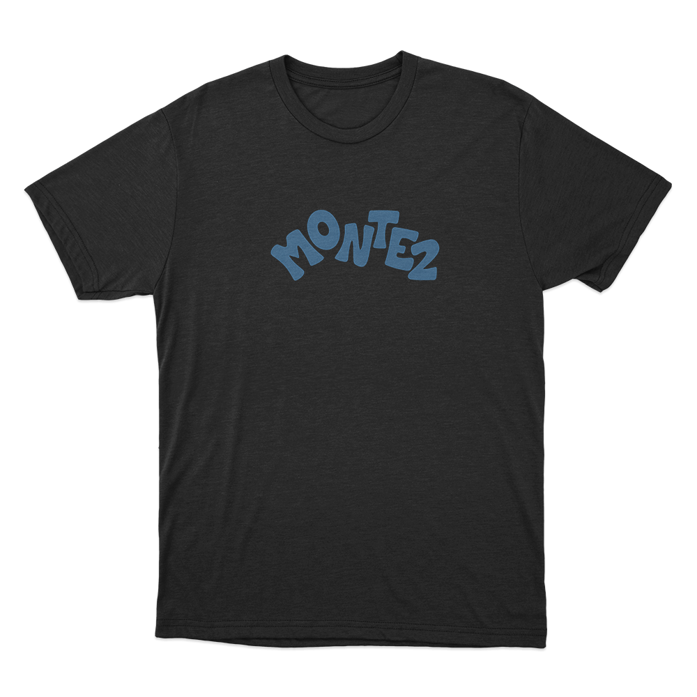 Montez Bubble Logo Unisex T Shirt Black Montez Bubble Logo Unisex T Shirt Black