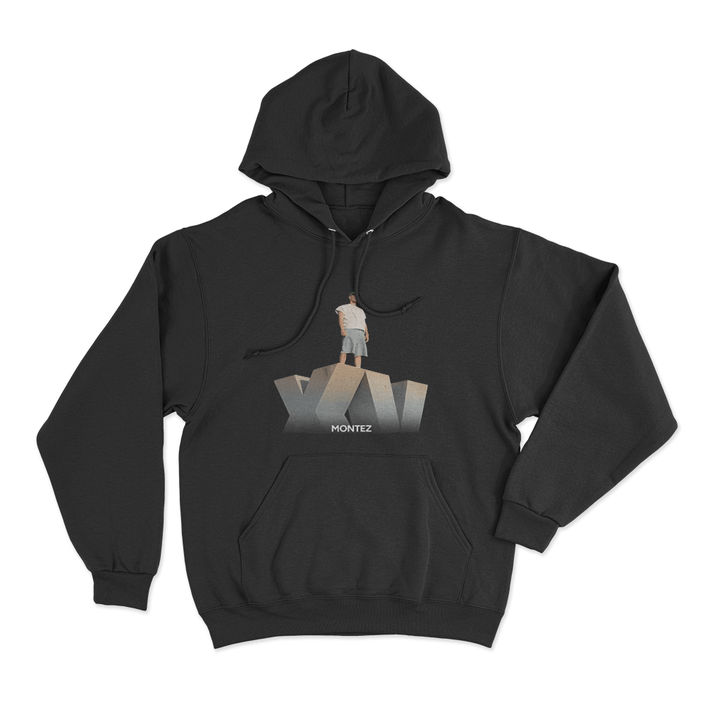 Montez Monument Pose Unisex Hoodie Black Montez Monument Pose Unisex Hoodie Black