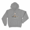 Montez Monument Pose Unisex Hoodie Grey