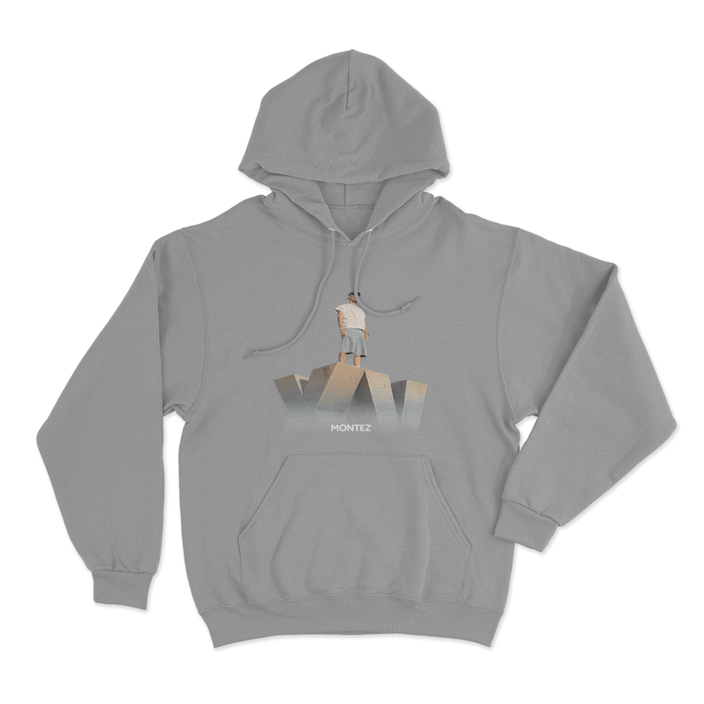 Montez Monument Pose Unisex Hoodie Grey Montez Monument Pose Unisex Hoodie Grey