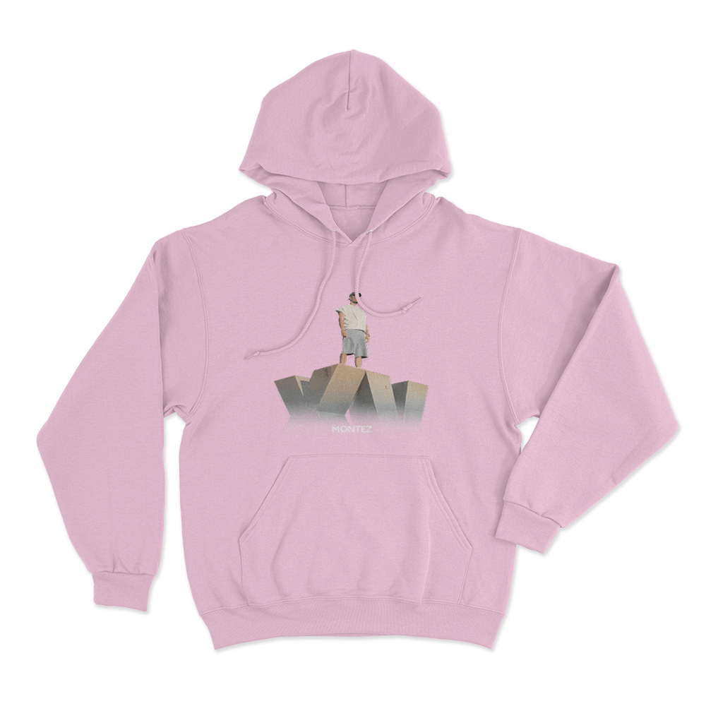 Montez Monument Pose Unisex Hoodie Pink Montez Monument Pose Unisex Hoodie Pink